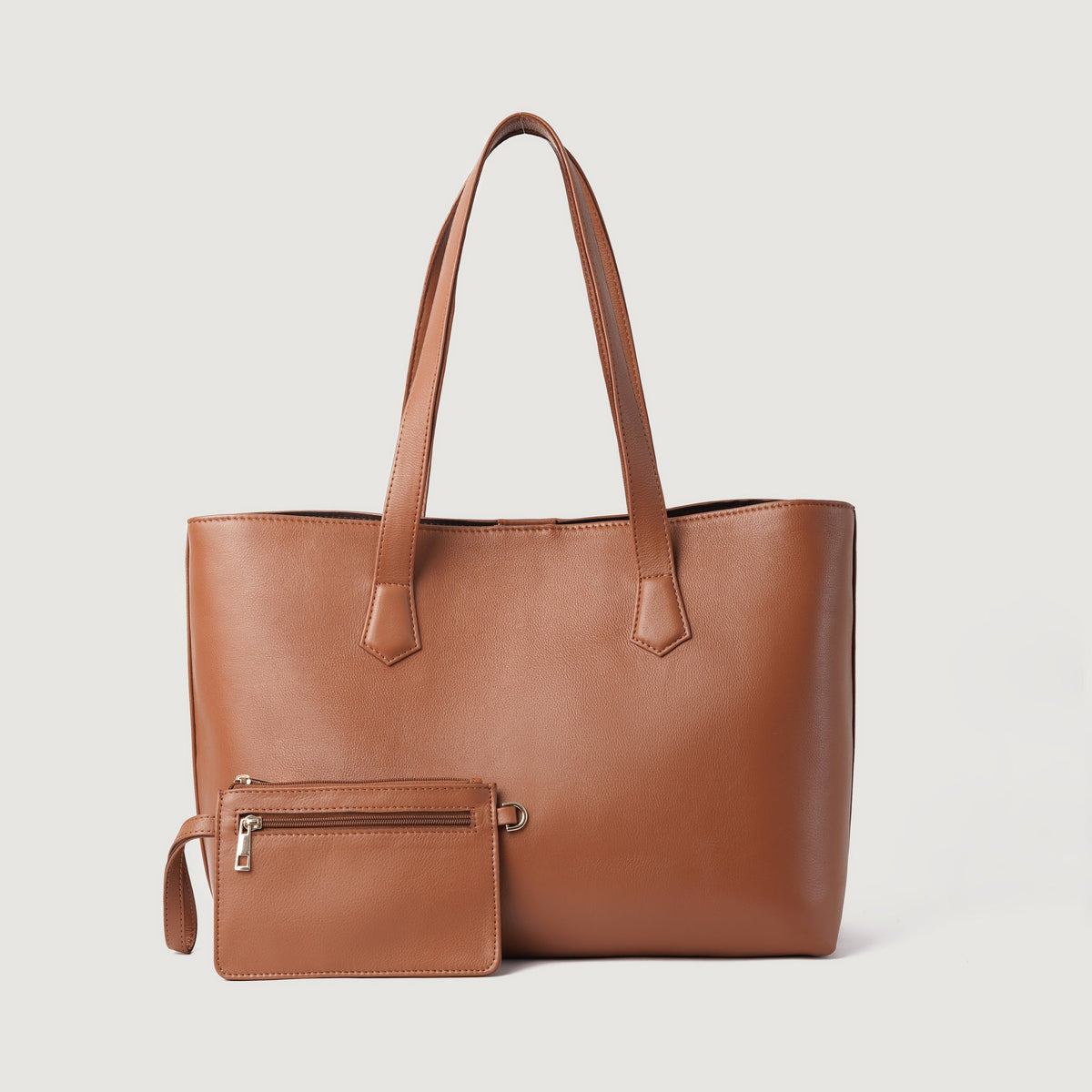 The Bianca Classic Brown Full-Grain Leather Bag for Women - Darklove