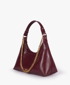 Darklove Chain-Detail Leather Hobo