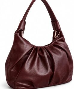 Darklove Deep Brown Leather Hobo