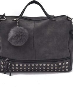 Darklove Studded Rocker Leather Tote