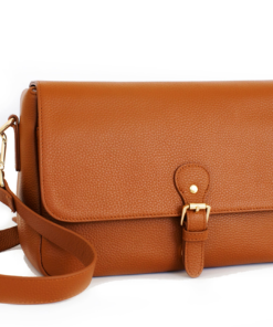 Darklove Women’s Pebbled Leather Camera Crossbody Bag