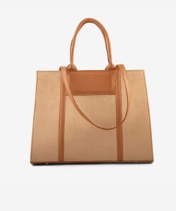 Darklove Urban Camel Leather Tote