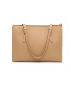 Darklove Aura Gold-Tan Leather Tote