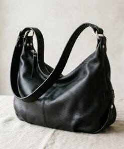 Darklove Slouchy Leather Hobo Bag