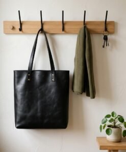 Darklove Women's Premium Brown Leather Tote Bag