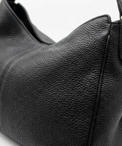 Darklove Pebbled Leather Hobo Bag