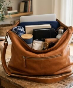 Darklove Large Capacity Leather Hobo