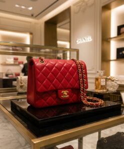 Darklove Quilted Leather Crossbody Bag with Strap