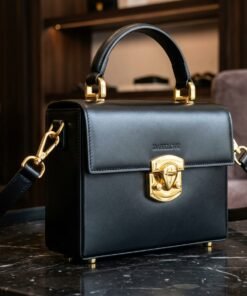 Darklove Women’s Boxy Leather Crossbody Bag
