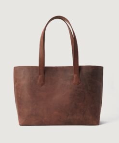 Darklove Women's Structured Leather Tote Bag