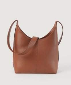 Darklove Women's Soft Brown Hobo Leather Bag